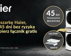 45 dni testowania suszarek Haier lub łącznik gratis!